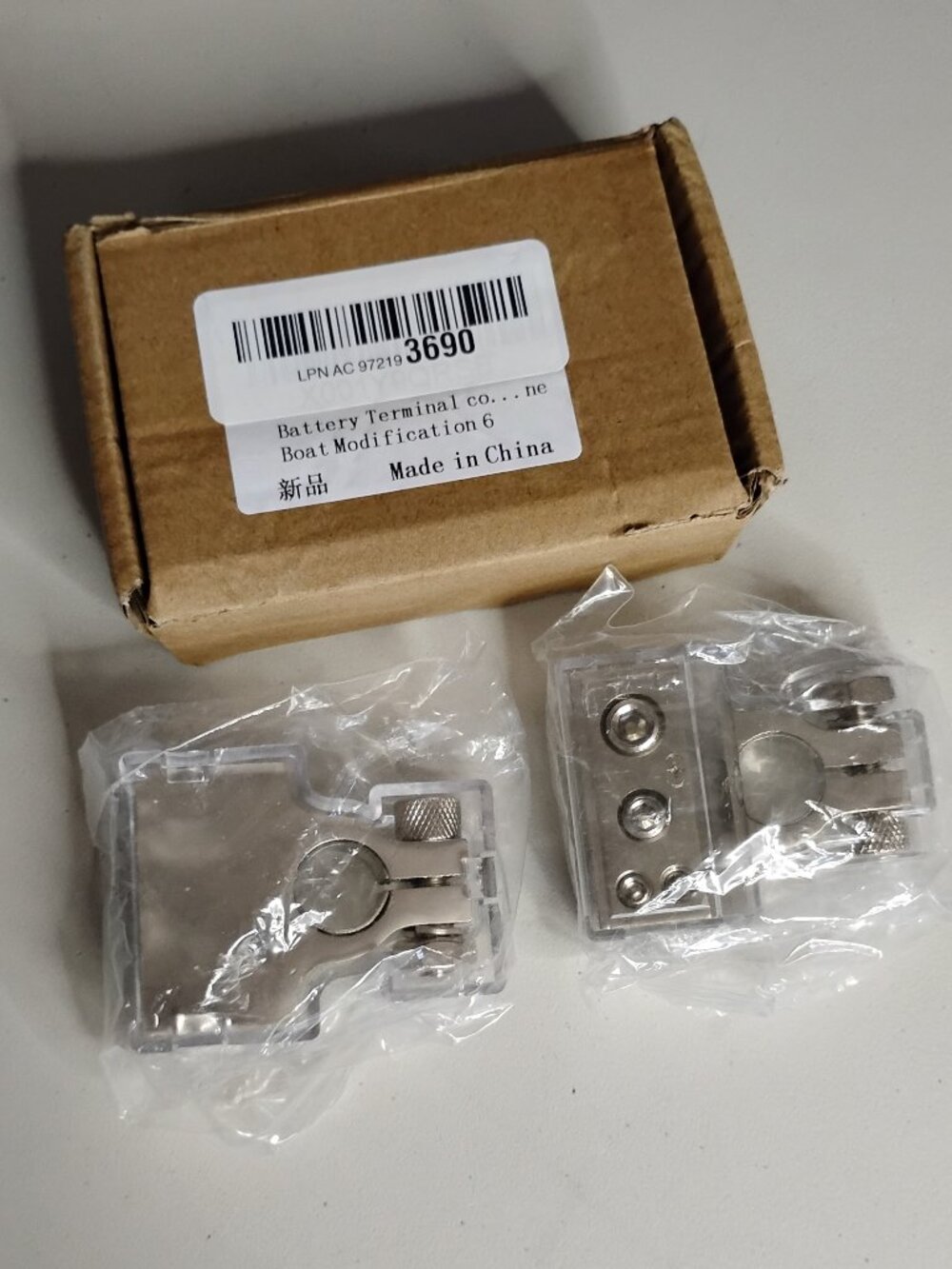1 Pair of Battery Terminal Connectors